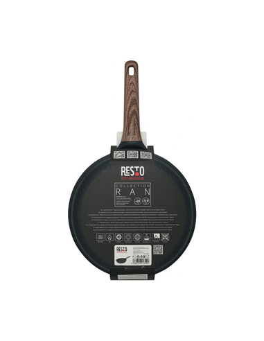 Tigaie RESTO 93910, 26cm, Negru