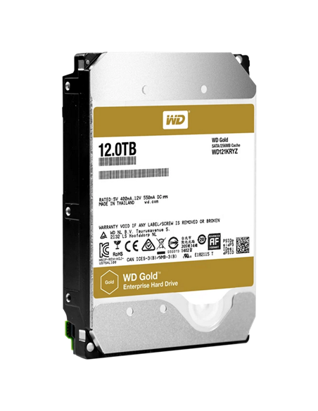 Жесткий диск Western Digital WD Gold, 3.5", 12 ТБ <WD121KRYZ>