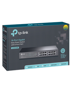 PoE коммутатор TP-LINK TL-SG1016PE, 8x IEEE 802.3af/at 2