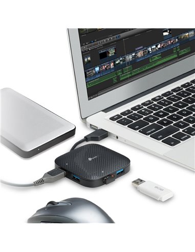 USB-концентратор TP-LINK UH400, Чёрный