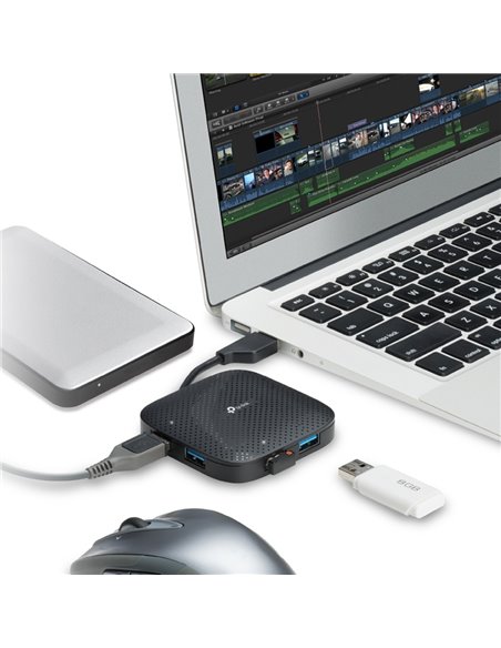 USB-концентратор TP-LINK UH400, Чёрный