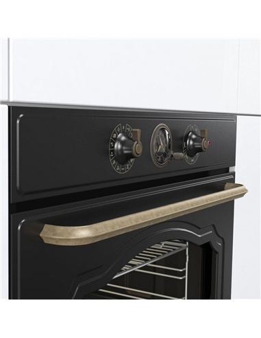 Электрический духовой шкаф Gorenje BOS67372CLB, Чёрный