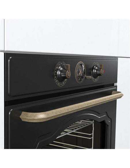 Электрический духовой шкаф Gorenje BOS67372CLB, Чёрный