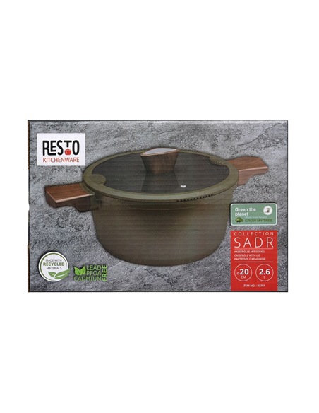 Cratiță RESTO 93701, 2,6L, 20cm, Verde