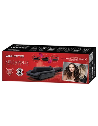 Styler Polaris Megapolis Collection PHS 6011KT, Negru | Violet