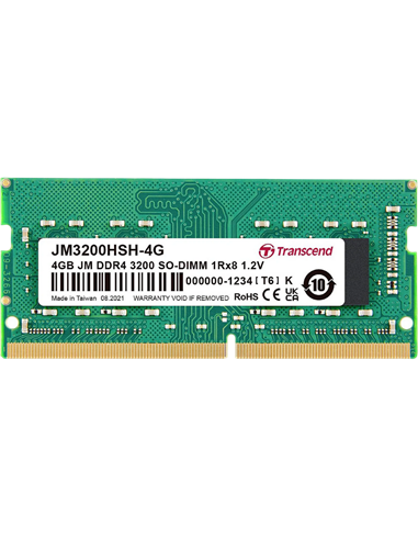 Memorie RAM Transcend JM3200HSH-4G, DDR4 SDRAM, 3200 MHz, 4GB