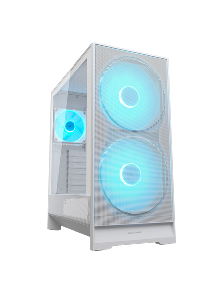 Carcasă PC Cougar Airface 180, Midi-Tower, Fără PSU, Alb