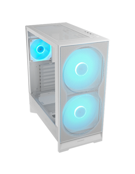 Carcasă PC Cougar Airface 180, Midi-Tower, Fără PSU, Alb
