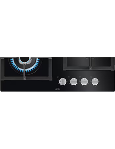 Газовая варочная панель AEG HKB64420NB, Чёрный 2