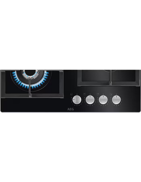 Газовая варочная панель AEG HKB64420NB, Чёрный