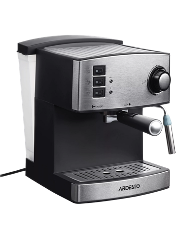 Cafetiera manuala Ardesto YCM-E1600, 850W, Oțel inoxidabil