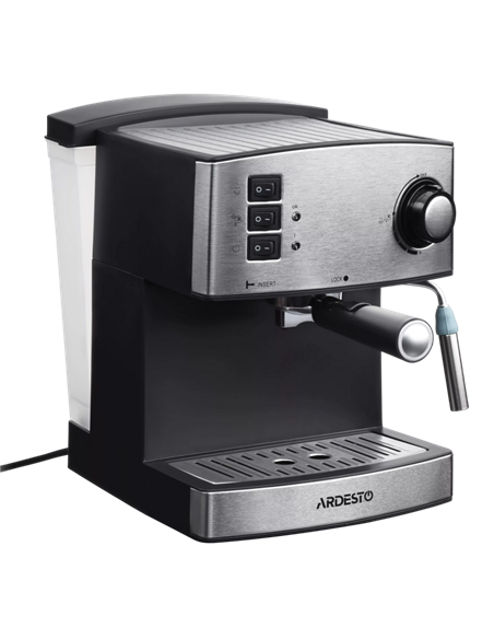Cafetiera manuala Ardesto YCM-E1600, 850W, Oțel inoxidabil