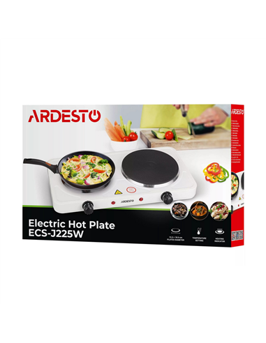 Электрическая настольная плита Ardesto ECS-J225W, Белый