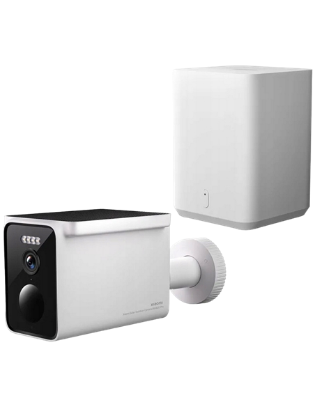 Camera de supraveghere IP Xiaomi Solar Outdoor Camera BW400 Pro Set, Alb
