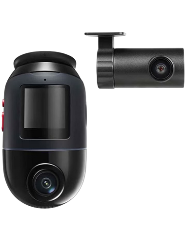 Комплект видеорегистраторов передней и задней панели автомобиля 70mai 4K Omni X800+Rear Cam, Черный