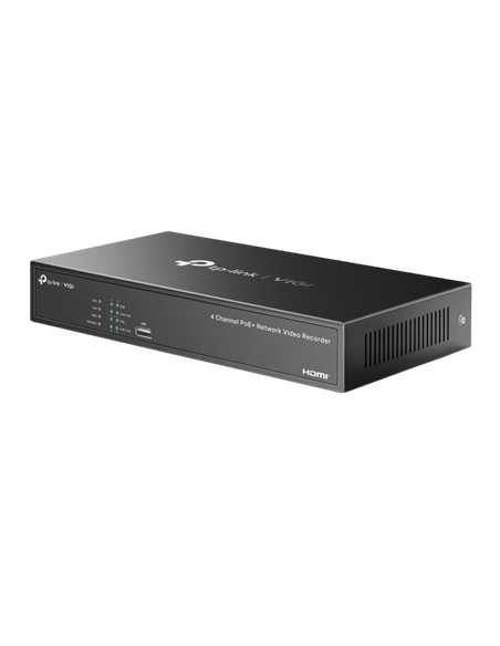 Înregistrator video TP-LINK VIGI NVR1004H-4P, Negru