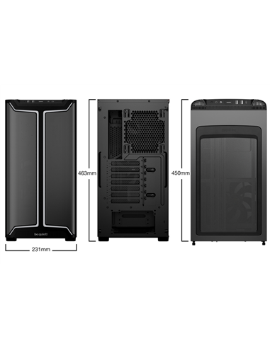 Carcasă PC be quiet! Pure Base 501 DX, Midi-Tower, Fără PSU, Negru