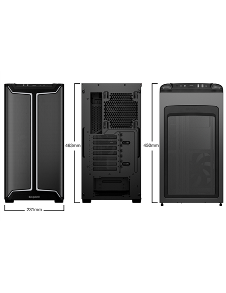 Carcasă PC be quiet! Pure Base 501 DX, Midi-Tower, Fără PSU, Negru