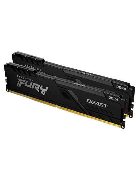 Оперативная память Kingston FURY Beast, DDR4 SDRAM, 3600 МГц, 32Гб, KF436C18BBK2/32