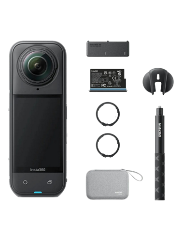 Cameră Video Sport Insta360 X5 Essentials Bundle, Negru