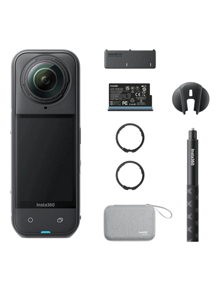 Cameră Video Sport Insta360 X5 Essentials Bundle, Negru