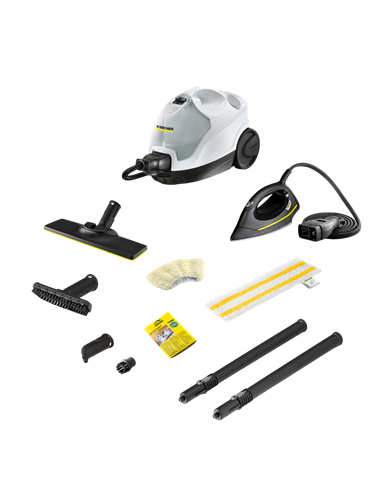 Aparat de curățat cu abur Karcher SC 4 EasyFix Iron 1.512-631.0, Alb