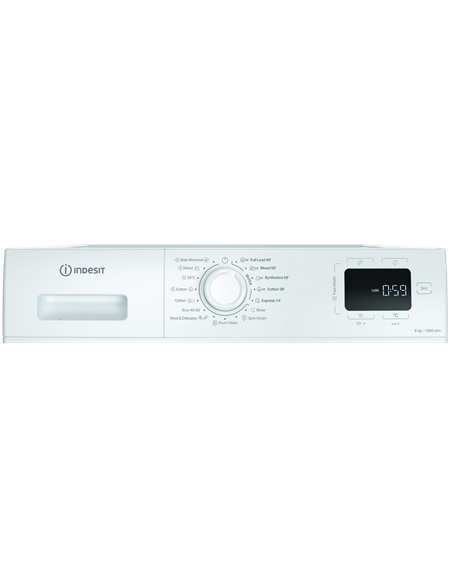 Mașină de spălat Indesit IM 642 MY , 6kg, Alb