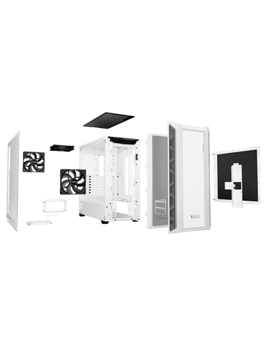 Carcasă PC be quiet! Shadow Base 800 DX, Full-Tower, Fără PSU, Alb