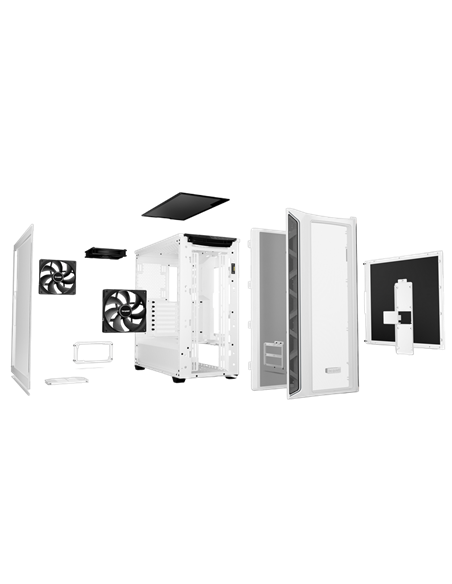 Carcasă PC be quiet! Shadow Base 800 DX, Full-Tower, Fără PSU, Alb