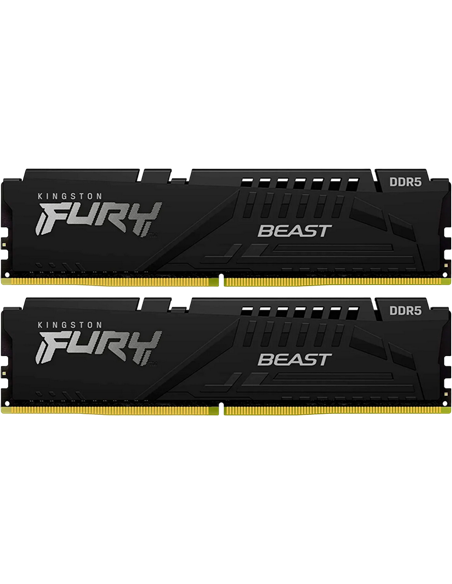 Оперативная память Kingston FURY Beast, DDR5 SDRAM, 6000 МГц, 16Гб, KF560C30BBEK2-16