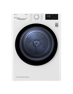 Uscător de rufe LG RH80V3AV6N, 8kg, Alb