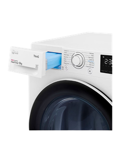 Uscător de rufe LG RH80V3AV6N, 8kg, Alb 2