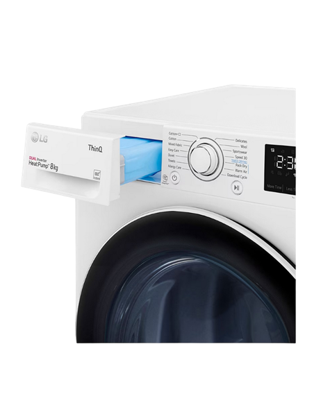 Сушильная машина LG RH80V3AV6N, 8кг, Белый
