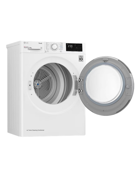 Uscător de rufe LG RH80V3AV6N, 8kg, Alb