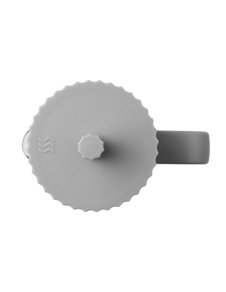 Cafetiera French Press RESTO 90532, 0,6L, Gri deschis