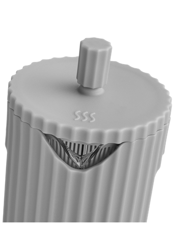 Cafetiera French Press RESTO 90532, 0,6L, Gri deschis