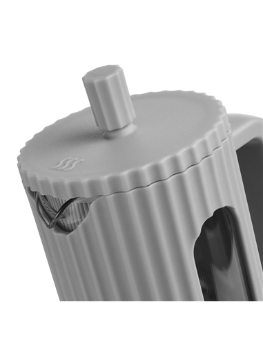 Cafetiera French Press RESTO 90532, 0,6L, Gri deschis