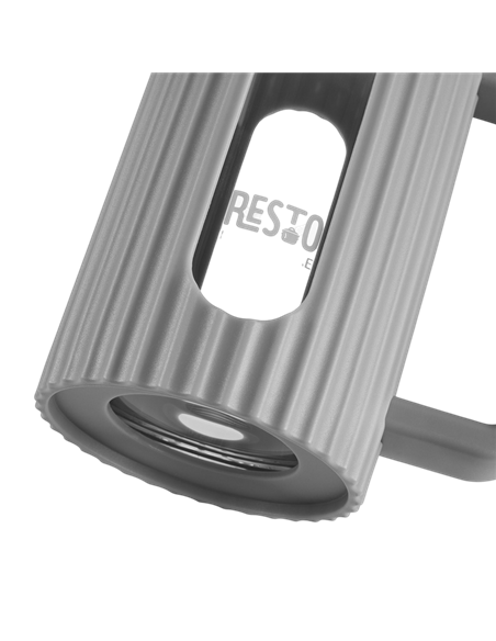 Cafetiera French Press RESTO 90532, 0,6L, Gri deschis