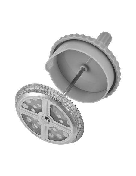 Cafetiera French Press RESTO 90532, 0,6L, Gri deschis