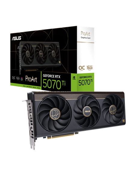 Видеокарта ASUS PROART-RTX5070TI-O16G, 16 ГБ GDDR7 256бит