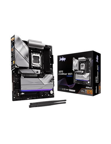 Материнская плата ASRock X870 LIVEMIXER WIFI, AM5, AMD X870, ATX