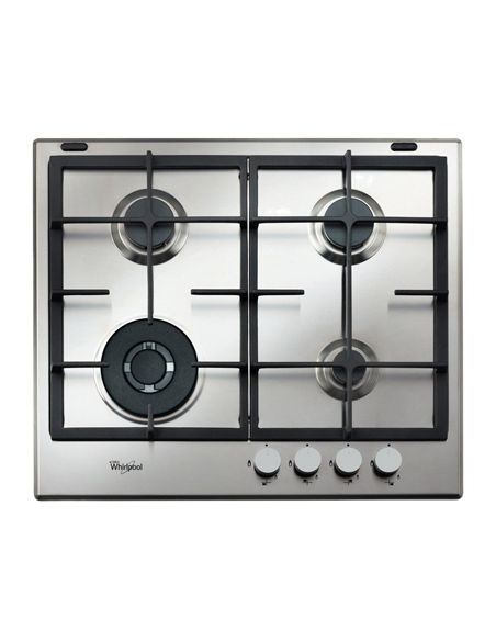 Plită pe gaz Whirlpool GMA 6422/IX, Oțel inoxidabil