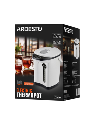 Termopot Ardesto TP-6WB, Gri