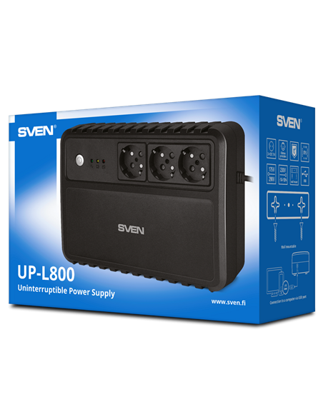 Sursă de alimentare neîntreruptibilă SVEN UP-L800, , 800VA, 