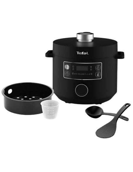 Aparat de gătit multifuncțional sub presiune Tefal CY754830, Negru