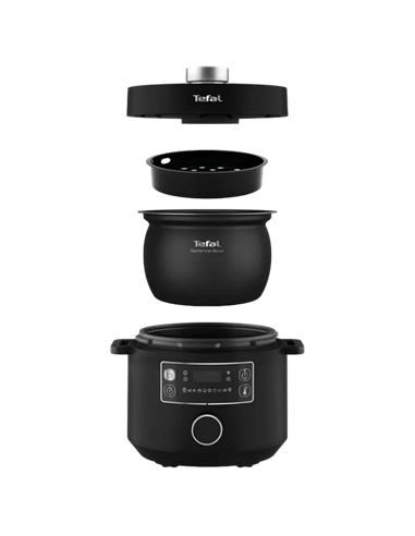 Aparat de gătit multifuncțional sub presiune Tefal CY754830, Negru