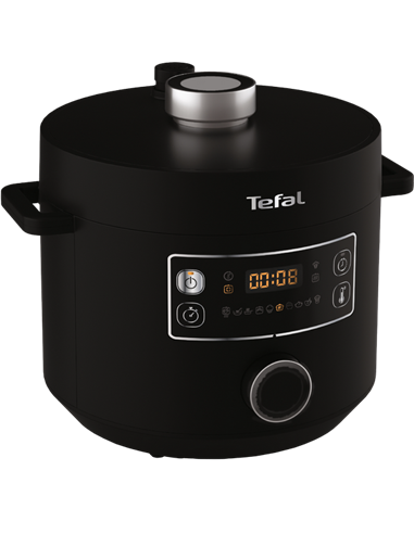 Aparat de gătit multifuncțional sub presiune Tefal CY754830, Negru