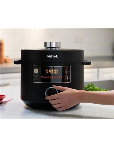 Мультиварка-скороварка Tefal CY754830, Чёрный