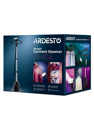 Стационарный отпариватель Ardesto IR-S14, Чёрный
