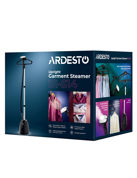 Стационарный отпариватель Ardesto IR-S14, Чёрный